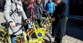 Felgele spoedfiets voor huisarts Nijmegen