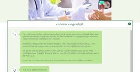 Coronavragenlijst.nl biedt online 'corona check'