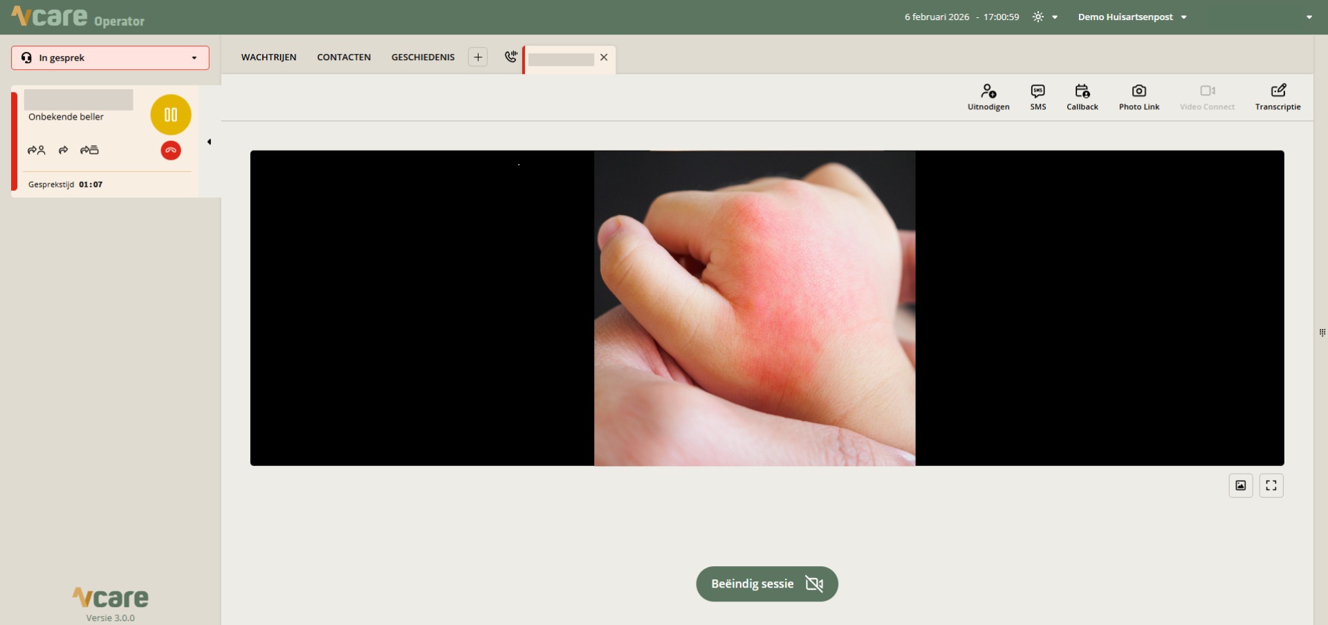 Meekijken via Video Connect van Vcare (Foto:Vcare)